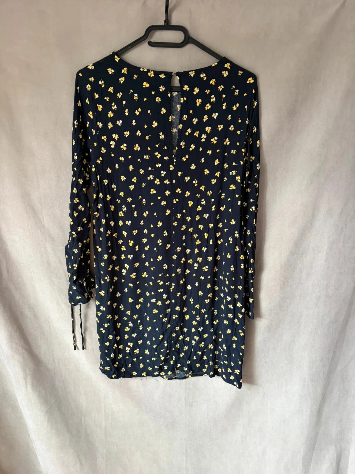 Vestido H&m azul marino y amarillo talla 38 – photo 4